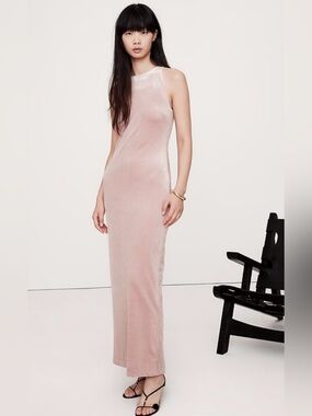 Banana Republic Dusty Rose Maxi Dress